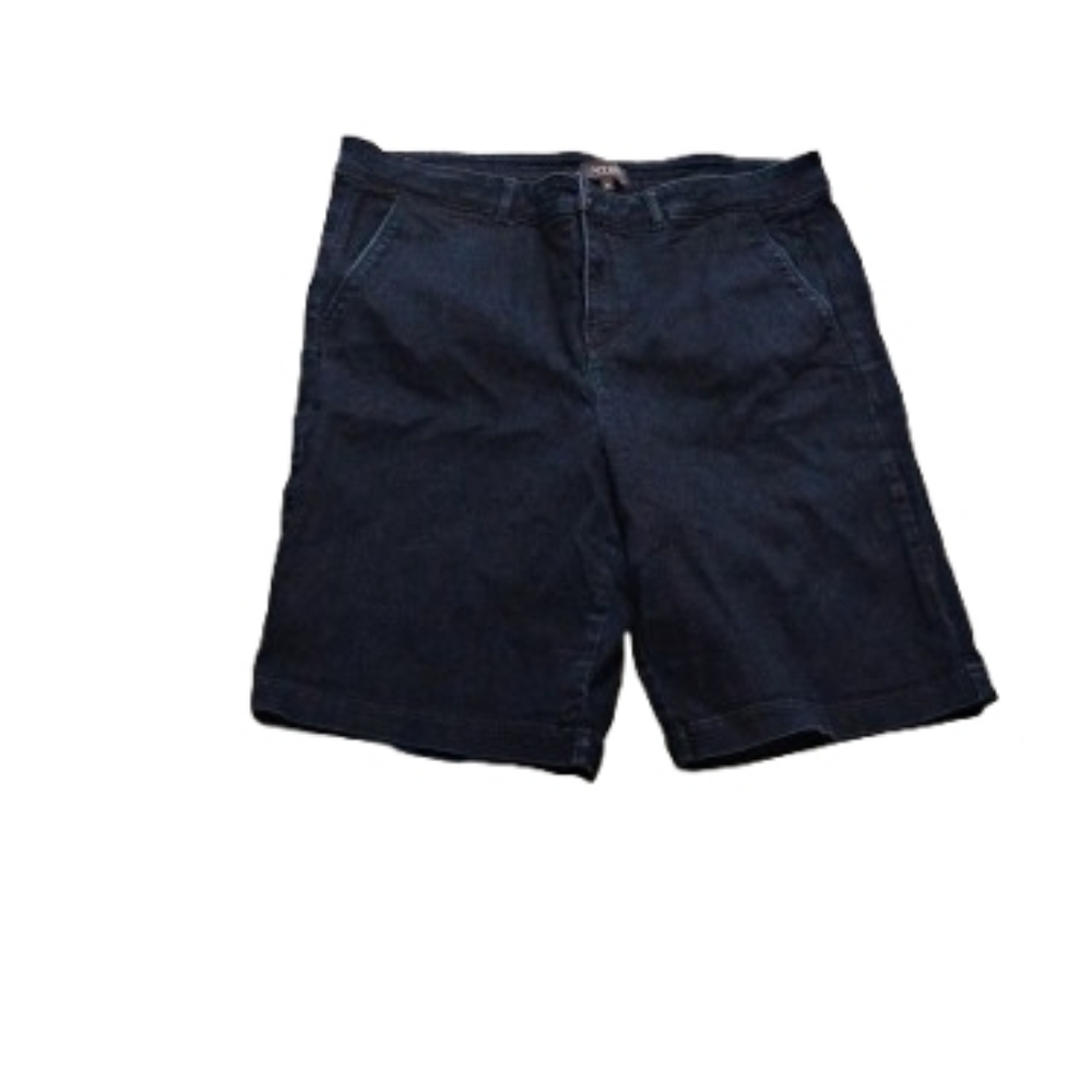 NYDJ Lift X Tuck Technology Denim Bermuda Shorts Sz 16